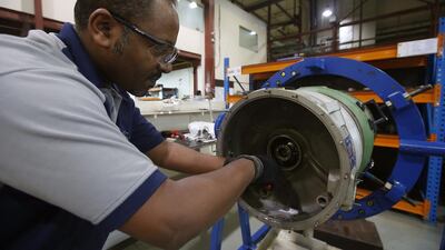 TS&S was carved out of Abu Dhabi Aircraft Technologies three years ago when the latter, which services airframes and components, was sold to Etihad Airways, leaving it to concentrate on engines and expand into power-plant turbine servicing. Ravindranath K / The National
