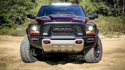 The truck is able to travel at more than 160kph off-road. Ram