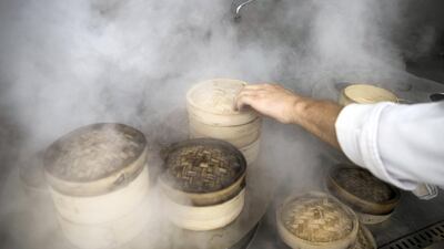 Dim Sum is a traditional dish perfected here at the Dragons Seeds restaurant in Academic City. Reem Mohammed / The National