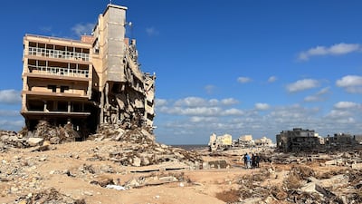 Recent floods in Derna, Libya, were made up to 50 times more likely due to climate change, scientist Dr Friederike Otto said. Getty Images