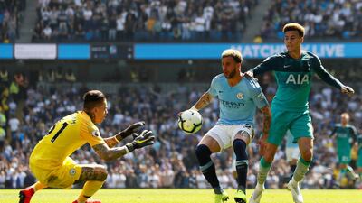Goalkeeper: Ederson (Manchester City) – Mauricio Pochettino said the Brazilian was man of the match for saves from Son Heung-min, Christian Eriksen and Lucas Moura. Reuters