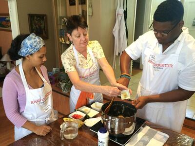 A cooking class on the Bo Kaap Cooking Tour. John Brunton