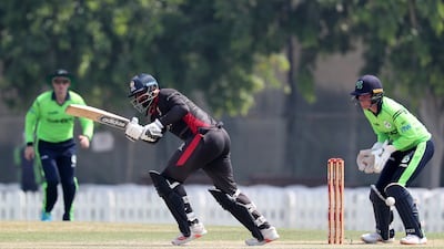 Mohammad Waseem in action against Ireland.