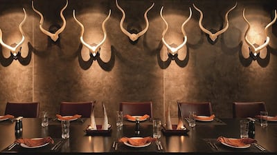 Toro Toro at Grosvenor House in Dubai is famous for its eye-catching decor as well as its food. Photo: Toro Toro