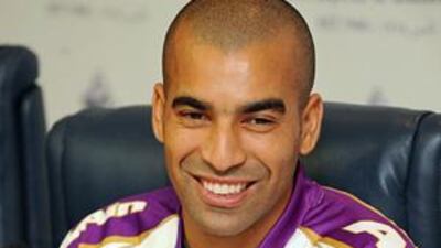 Emerson, Al Ain's new striker, is unveiled on Sunday.