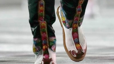 A team member of Bhutan walks during the opening ceremony in the Olympic Stadium at the 2020 Summer Olympics.