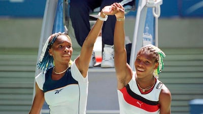 Second round, Australian Open (1998): Venus Williams beat Serena 7-6, 6-1 in their first ever meeting. AP Photo
