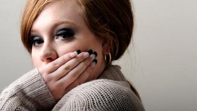British singer-songwriter Adele.