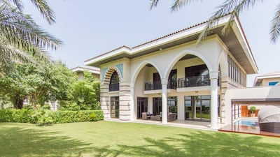 5: Dh34.9 million. Jumeirah Zabeel Saray Serviced Villa. 5 bedrooms, 6 bathrooms (5 ensuite), 9,000 sq ft plot.