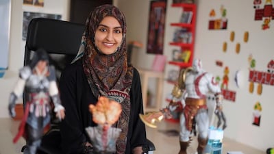 Fakhra Al Mansouri, who runs the video-game company Hybrid Humans. Delores Johnson / The National