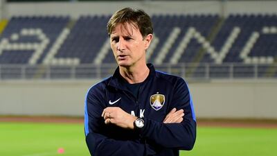 Josko Spanjic, the Al Ain Under 21 manager, will take charge of the first team for their Arabian Gulf League match against Al Ahli on Saturday, January 28, 2017. Courtesy Al Ain FC