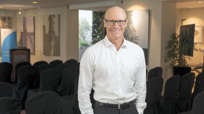 Andrew Hallam, author of Millionaire Teacher and Millionaire Expat, travels the world giving investment advice talks. Antonie Robertson / The National