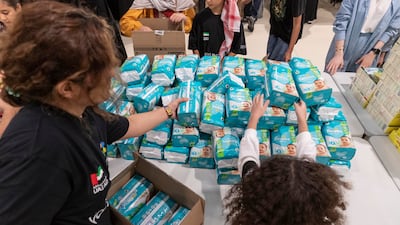 The packing operation, overseen by Dubai Cares, ran between 9am and 2pm.