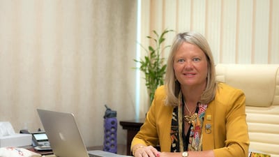 Monica Gallant, who is president and chief executive of Dubai's College of Fashion Design, started her career teaching management and accountancy before switching to the field of fashion. Photo: Monica Gallant