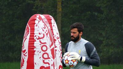 Liverpool goalkeeper Alisson Becker. PA