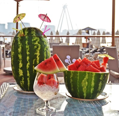 Happy hours on watermelon-based drinks at Wavebreaker