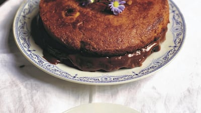 Liliana's lemon and dulce de leech cake, a dish from Olia Hercules's book Kaukasis. Photo: Elena Heatherwick