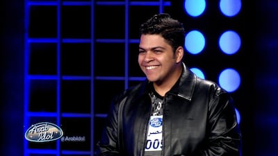 Ahmad Wagdi at the auditions of Arab Idol 3 (Courtesy: MBC)