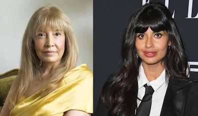 Shireen Jamil, campaigner for victims of physical abuse (left) and Jameela Jamil, actress and body-positivity campaigner (right). Courtesy Lumen / Rob Geig, Getty Images