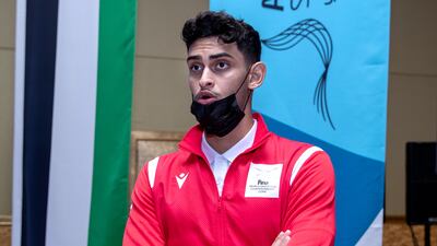 UAE swimmer Yousuf Al Matrooshi. Victor Besa / The National