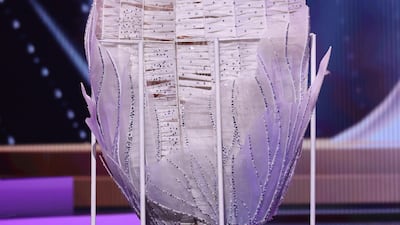 Miss Universe Vietnam Nguyen Tran Khanh Van appears onstage at the Miss Universe 2020 National Costume Show at Seminole Hard Rock Hotel & Casino on May 13, 2021 in Hollywood, Florida. AFP