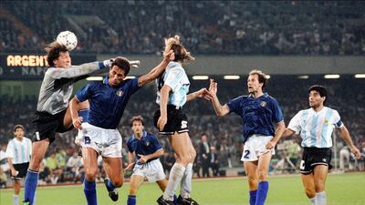 Italian goalkeeper Walter Zenga Italy goalkeeper in 1990; managed Al Ain, Al Nasr, Al Jazira and Al Shaab. AFP PHOTO 