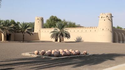 A square fortified enclosure in Al Jahili Fort. Khushnum Bhandari / The National
