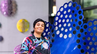 Entitled Nawa, the second space is strewn with 50 two-dimensional metal sculptures of varying shapes and sizes. Photo: ICD Brookfield Place