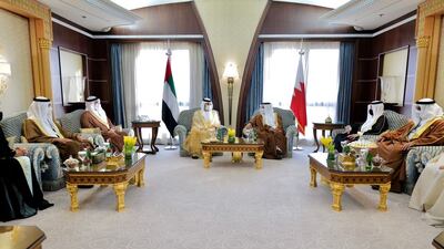 They met on the sidelines of the Middle East Green Initiative Summit.