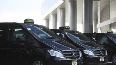 Unlicensed taxis at the Abu Dhabi airport are bad for the image of the city. Lee Hoagland / The National