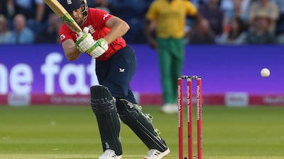 England captain Jos Buttler scored 28 in Cardiff. AFP