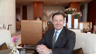 Gary Baker, the managing director for EMEA at CFA Institute opened the organisation's first regional office in Abu Dhabi this week. Chris Whiteoak / The National