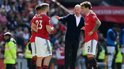 Victor Lindelof 7: Another put under pressure by Costa but handled it well. Getty