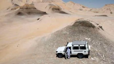 Tourists visit The temple of Ramesses II, part of the UNESCO World Heritage Site in Egypt on Sept 23 2008.