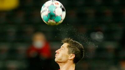 Bayern Munich's Robert Lewandowski during his team's Bundesliga victory over Borussia Dortmund at Signal Iduna Park on Saturday, November 7. Reuters