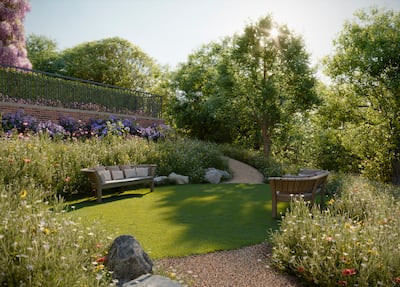 Secluded spots have been planned included in the gardens. Recent Spaces