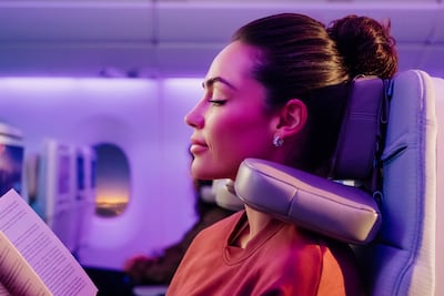 Emirates says its U-Dream Headrest will be installed across much of its fleet as part of a major investment to improve passenger comfort. Photo: Emirates