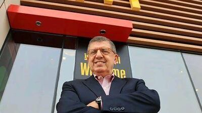 Rafic Fakih, the managing director for Emirates Fast Food, which runs and owns McDonald's outlets in the UAE. Ravindranath K / The National