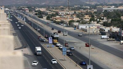 The motorway between Fujairah and Khor Fakkan would come under the proposed toll system. Satish Kumar / The National