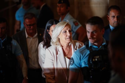 National Rally president Marine Le Pen has announced that she will run in next year's presidential race. AFP