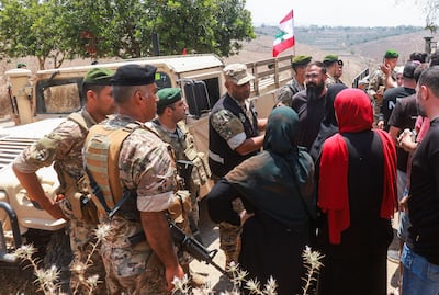Lebanese troops are replacing their Israeli counterparts in designated pilot areas in south Lebanon. Reuters