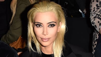 9. Kim Kardashian's 15-carat cushion-cut diamond ring from Kanye West. Getty Images