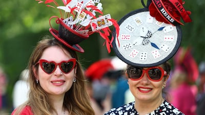 Women vie to have the most creative hat at Royal Ascot. Reuters