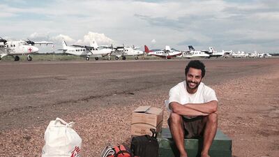 Dr Javid Abdelmoneim has worked in the field on many humanitarian missions for Medecins Sans Frontieres. Courtesy Dr Javid Abdelmoneim