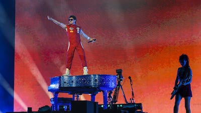 Benson Boone opens the four-day after-race concert series, part of the annual Abu Dhabi Grand Prix festivities. All photos: Victor Besa / The National