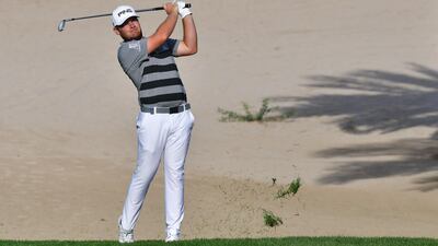 Tyrrell Hatton shot a 64 on the opening day of the Dubai Desert Classic. Giuseppe Cacace / AFP