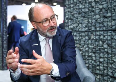 Gottfried Eymer, new CEO of Etihad Rail Freight. Victor Besa / The National