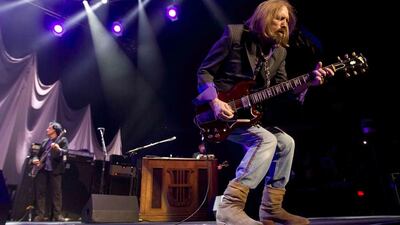 Tom Petty and the Heartbreakers perform in concert at the Toyota Center Thursday, September 25, 2014, in Houston, Texas. AP
