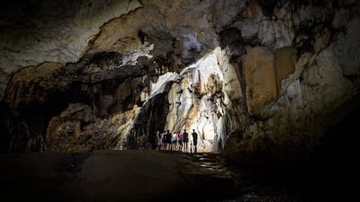 The Naihehe caves on the island of Viti Levu.