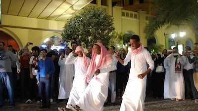 National Day celebrations on JBR Walk in Dubai. While Emiratis welcome visitors and expats, they feel that an understanding of Arab culture and tradition is very important. Antonie Robertson / The National